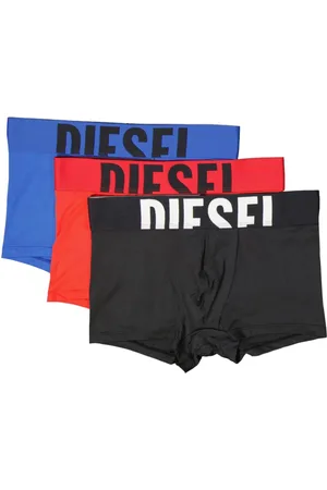 Diesel Set de tres piezas de ropa interior con logo en la pretina