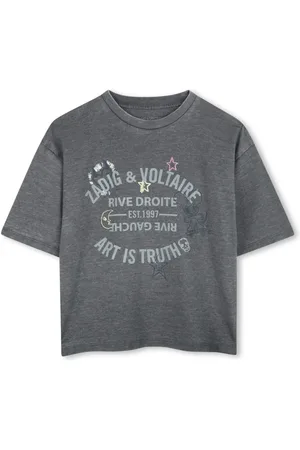 Zadig & Voltaire Playera con logo estampado