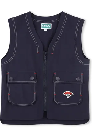 Kenzo Chaleco con parche del logo