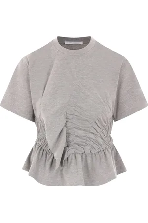 Cecilie Bahnsen Playera fruncida