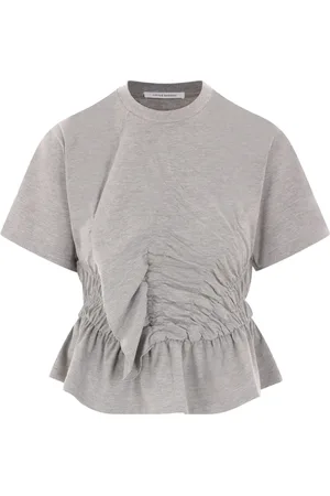 Cecilie Bahnsen Playera fruncida