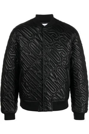 Moschino Chamarra bomber con logo en relieve