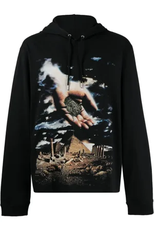 Paco rabanne Hoodie con estampado gráfico de Paco x Kimura Tsunehisa