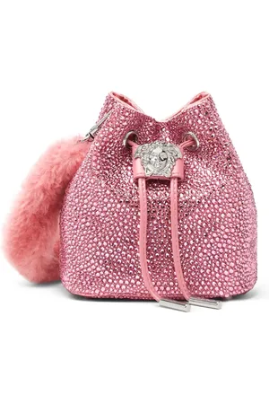 VERSACE Bolsa bucket Crystal La Medusa mini