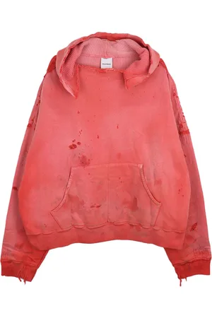 READYMADE Hoodie con efecto envejecido
