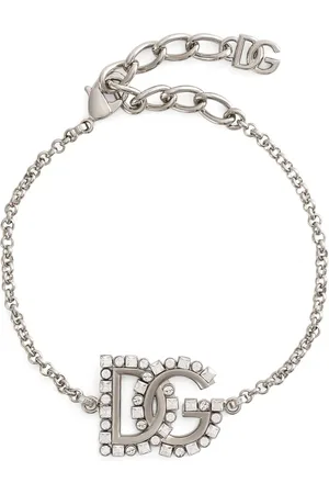 Dolce & Gabbana Pulsera fina con logo DG