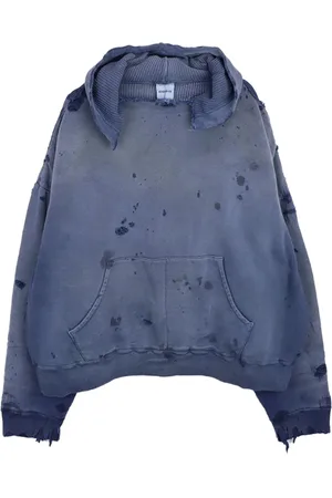 READYMADE Hoodie con efecto envejecido
