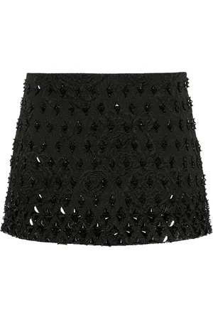AMEN Falda corta con motivo en jacquard