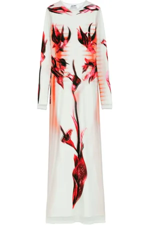 Jean Paul Gaultier Vestido largo con doble capa