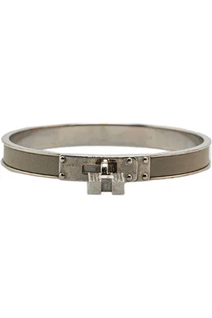 Hermès Pulsera Leather Kelly Cadena Lock Bangle 2000