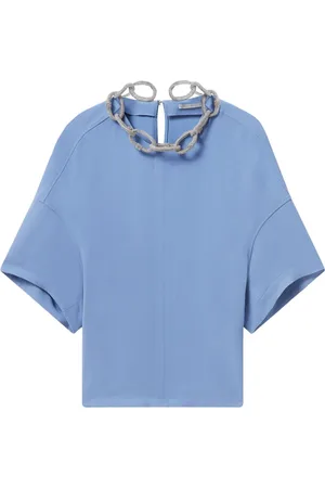Stella McCartney Playera con detalle de cadena