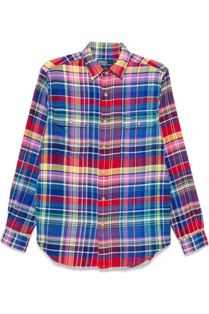 Ralph Lauren Camisa con motivo de cuadros
