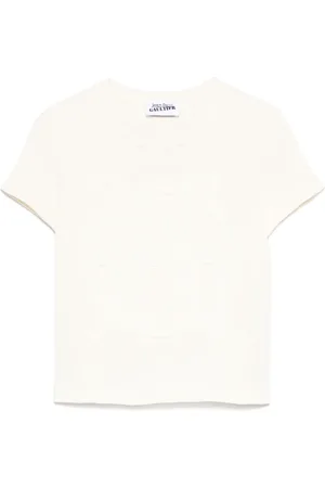 Jean Paul Gaultier Playera con logo en relieve