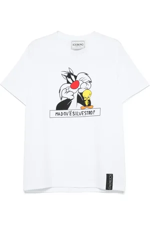 Iceberg Playera con caricatura estampada