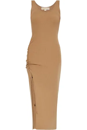 Michael Kors Vestido fruncido sin mangas