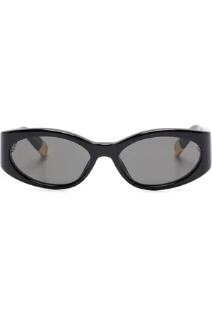 Linda Farrow Lentes de sol con armazón ovalada de x Jacquemus