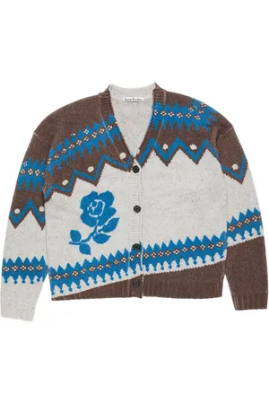 Acne Studios Cárdigan con logo jacquard