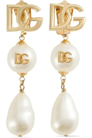 Dolce & Gabbana Aretes con logo