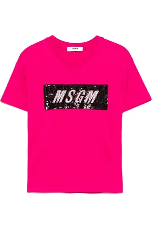 Msgm Playera con bordado