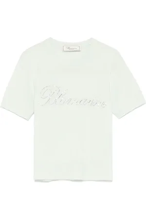BLUMARINE Playera con aplique del logo
