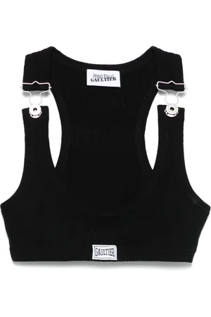 Jean Paul Gaultier Top corto con parche