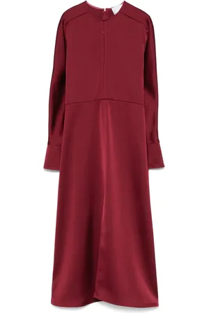 CENERE GB Vestido midi de satén