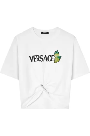 VERSACE Playera con logo estampado
