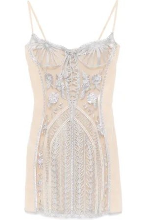 The Attico Vestido corto estilo corset