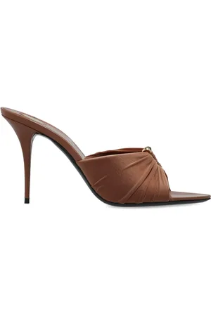 Saint Laurent Mules Lola con tacón de 90mm