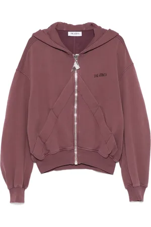 The Attico Hoodie con aplique del logo