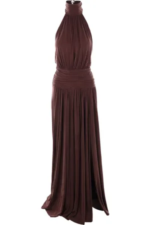 Elisabetta Franchi Vestido largo con detalle de moño