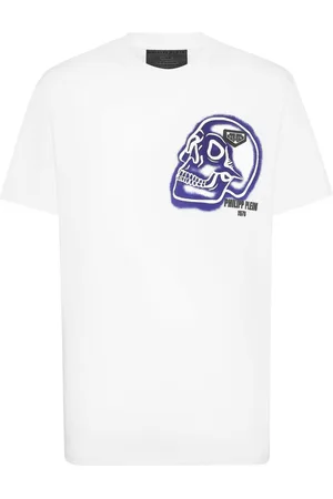 Philipp Plein Playera con motivo Skull