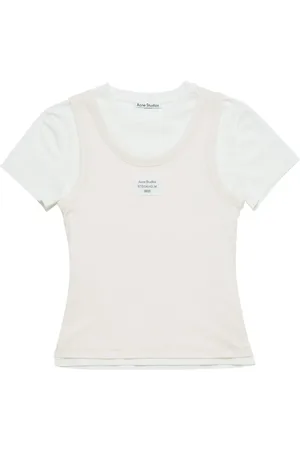 Acne Studios Playera con parche del logo