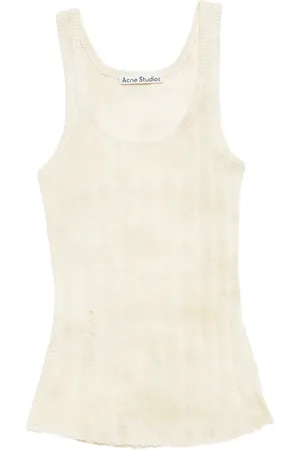 Acne Studios Camiseta con efecto envejecido