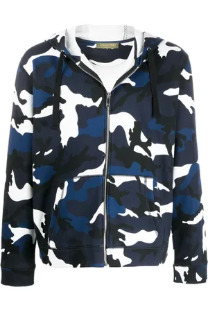 VALENTINO GARAVANI Hoodie con estampado militar