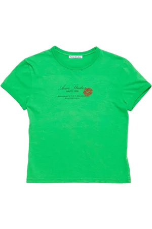 Acne Studios Playera con logo estampado