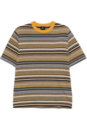 Paul Smith Playera con rayas estampadas