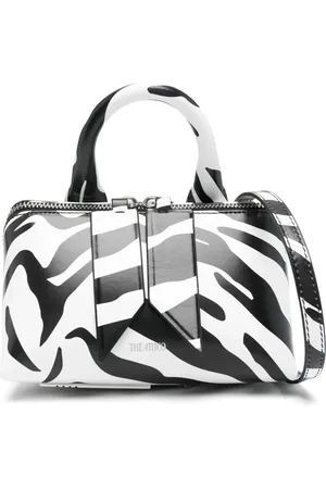 The Attico Tote con estampado de cebra
