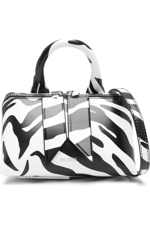 The Attico Tote con estampado de cebra