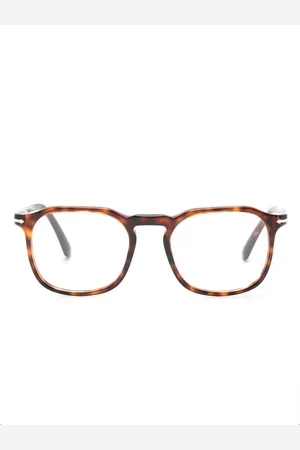 Persol Lentes con armazón rectangular estilo carey