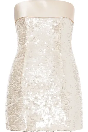 Serafini Vestido corto bordado con lentejuelas