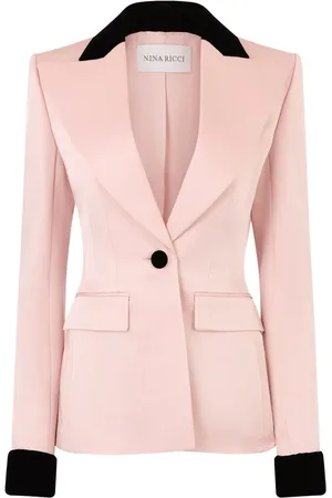 Nina Ricci Blazer con ribete en contraste