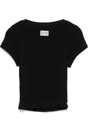 Jean Paul Gaultier Playera con parche del logo