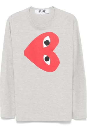 Comme des Garçons Playera con corazón estampado