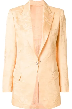 Jean Paul Gaultier Floral jacquard blazer