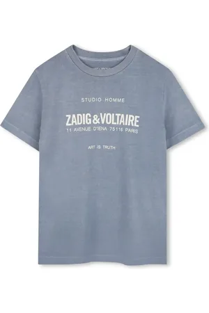 Zadig & Voltaire Playera con logo estampado