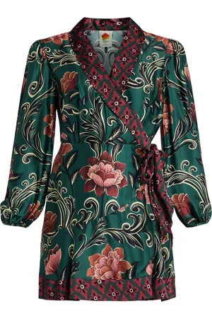 Farm Rio Vestido corto con estampado floral