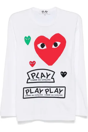 Comme des Garçons Playera con logo estampado