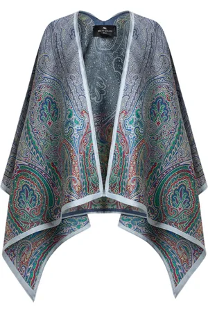 Etro Capa con motivo de cachemira en jacquard