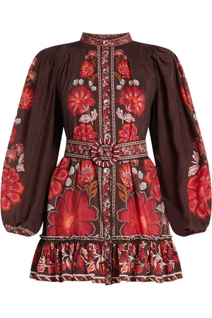 Farm Rio Vestido corto con estampado floral